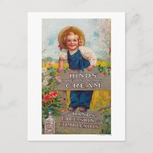 ヒンズーとアーモンドクリームローション ポストカード (正面)