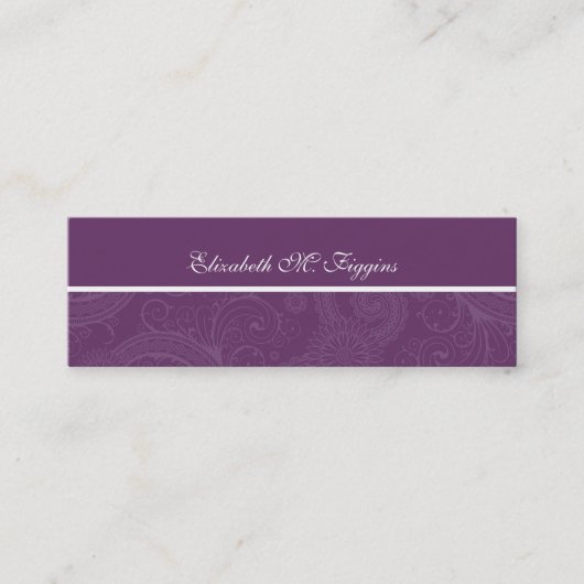 ヒンズーエレガント教徒のモーミカードを渦巻く コーリングカード (正面)