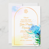 ヒンズーハウスウォーミンググリハプラヴェシュ 招待状 (正面)