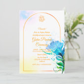 ヒンズーハウスウォーミンググリハプラヴェシュ 招待状 (スタンド正面)