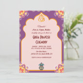 ヒンズーハウスウォーミンググリハプラヴェシュ 招待状 (スタンド正面)