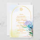 ヒンズーハウスウォーミンググリハプラヴェシュ 招待状 (正面)