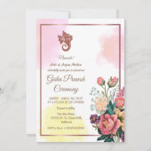 ヒンズーハウスウォーミンググリハプラヴェシュ 招待状 (正面)