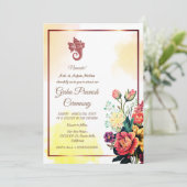 ヒンズーハウスウォーミンググリハプラヴェシュ 招待状 (スタンド正面)