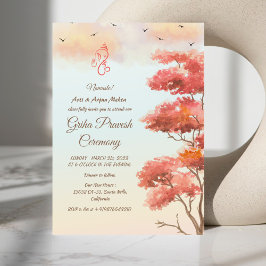 ヒンズーハウスウォーミンググリハプラヴェシュ 招待状