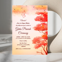 ヒンズーハウスウォーミンググリハプラヴェシュ 招待状