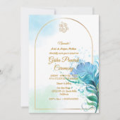 ヒンズーハウスウォーミンググリハプラヴェシュ 招待状 (正面)