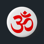 ヒンズー教および仏教のOmの記号の神秘的な音 缶バッジ<br><div class="desc">OM: この永遠の単語はあり、ものがあるものが、何があったすべてです。 ヒンズー教Omの大きいイメージ。 ヨガファンまたはヨーガ行者のための素晴らしいギフト。</div>