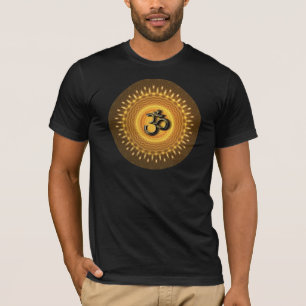 ヒンズー教および仏教Omの記号 Tシャツ