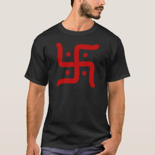 ヒンズー教のかぎ十字 Tシャツ
