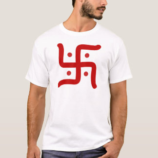 ヒンズー教のかぎ十字 Tシャツ