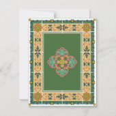 ヒンズー教のイスラム教ア結婚ラビア語またはヒンディー語招待状5 招待状 (正面)