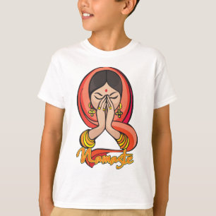 ヒンズー教のナマステ Tシャツ