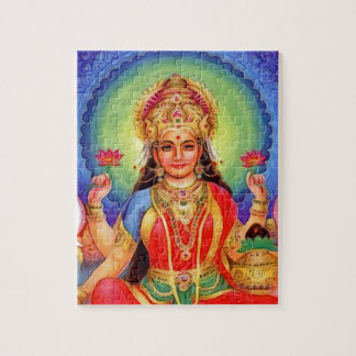 ヒンズー教の女神Lakshmi Maa ジグソーパズル