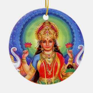 ヒンズー教の女神Lakshmi Maa セラミックオーナメント