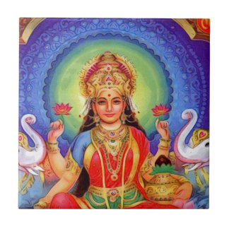 ヒンズー教の女神Lakshmi Maa タイル