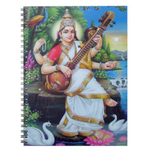 ヒンズー教の女神Saraswati ノートブック