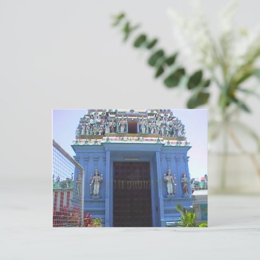 ヒンズー教の寺院の入り口,リトルインド ポストカード (スタンド正面)