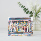 ヒンズー教の寺院の装飾、ヒンズー教の生活 ポストカード (スタンド正面)