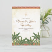 ヒンズー教の招待状としてのヒンズー教の結婚式招待 招待状 (スタンド正面)