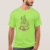 ヒンズー教の神マハーデフシヴァ恵みTシャツデザイン Tシャツ (正面)