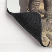 ヒンズー教の神Brahmaの彫像 マウスパッド (コーナー)