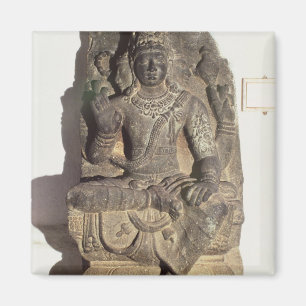 ヒンズー教の神Brahmaの彫像 マグネット