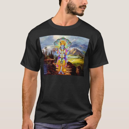 ヒンズー教の神VISHNU Tシャツ (正面)