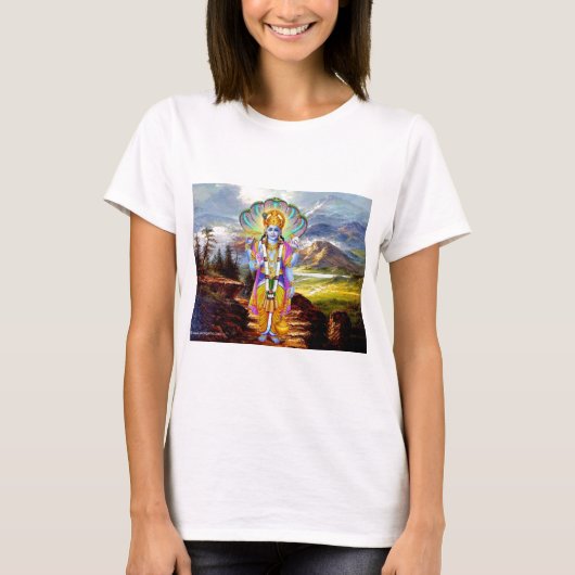 ヒンズー教の神VISHNU Tシャツ (正面)