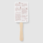 ヒンズー教の結婚式の儀礼 ペコック ジェイプール宮殿 ハンドファン (裏面)