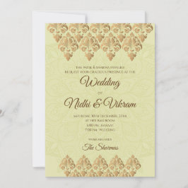 ヒンズー教の結婚式の招待状＆インドの結婚式の招待状 招待状