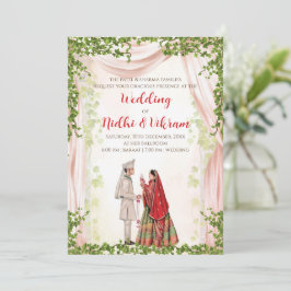 ヒンズー教の結婚式招待状 & インドの結婚式カード 招待状
