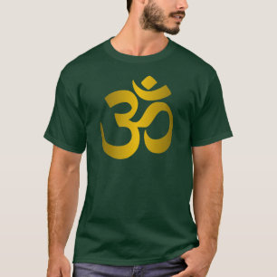 ヒンズー教の"Om"のワイシャツ Tシャツ