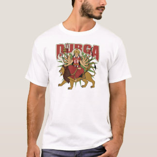 ヒンズー教のDurga Tシャツ