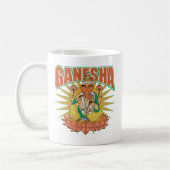 ヒンズー教のGanesha コーヒーマグカップ (左)