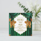 ヒンズー教エメラルドグリーン金ゴールドインディアン象 シーズンカード (スタンド正面)