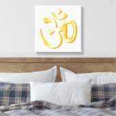 ヒンズー教オムシンボルキャンバスアート キャンバスプリント (インサイチュ (寝室))