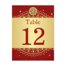 ヒンズー教ゲネシュレッド、金ゴールドテーブル番号ポストカード