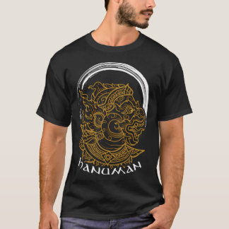 ヒンズー教ディワリフェスティバル神々Lord Hanu Tシャツ
