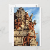 ヒンズー教寺院ゴプラムバトゥケーブスマレーシア ポストカード (正面/裏面)