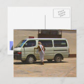 ヒンズー教寺院、上師に会う ポストカード (正面/裏面)