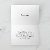 ヒンズー教徒の結婚祝いカード カード (内部)