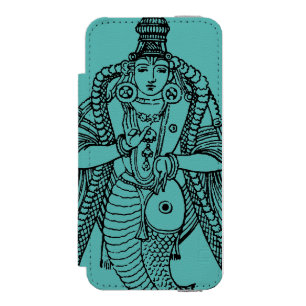 ヒンズー教: Vishnu iPhone SE/5/5sウォレットケース
