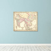 ヒンズー語、遠くインド、中国、チベット2 キャンバスプリント (インサイチュ (ウッドフロア))