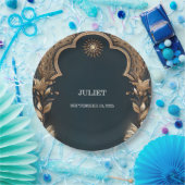 ヒンディヘナメーンディインディアンスタイルブライダルシャワー ペーパープレート (パーティー)