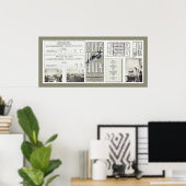 ヒンデンバーグヴィンテージ旅行パンフレット ポスター (ホームオフィス)