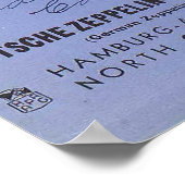 ヒンデンブルク – ゼップリンのポスター ポスター (角)