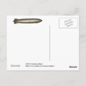 ヒンデンブルク ポストカード (裏面)