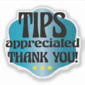 ヒントありがとうありがとう シール (正面)