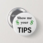 ヒントおもしろいのサイズを表示カスタムする 缶バッジ (正面&裏面)